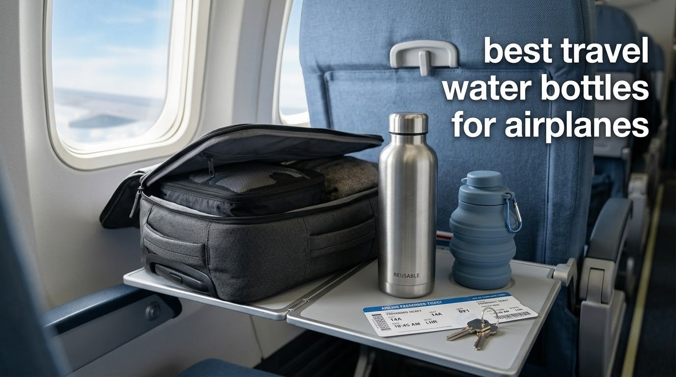 best travel water bottles for airplanes