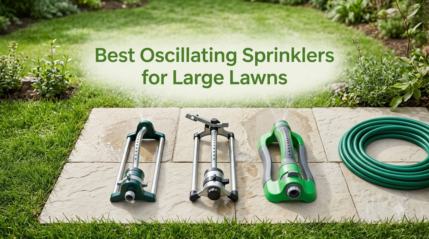 Best Oscillating Sprinklers for Large Lawns