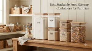 Best Stackable Food Storage Containers for Pantries