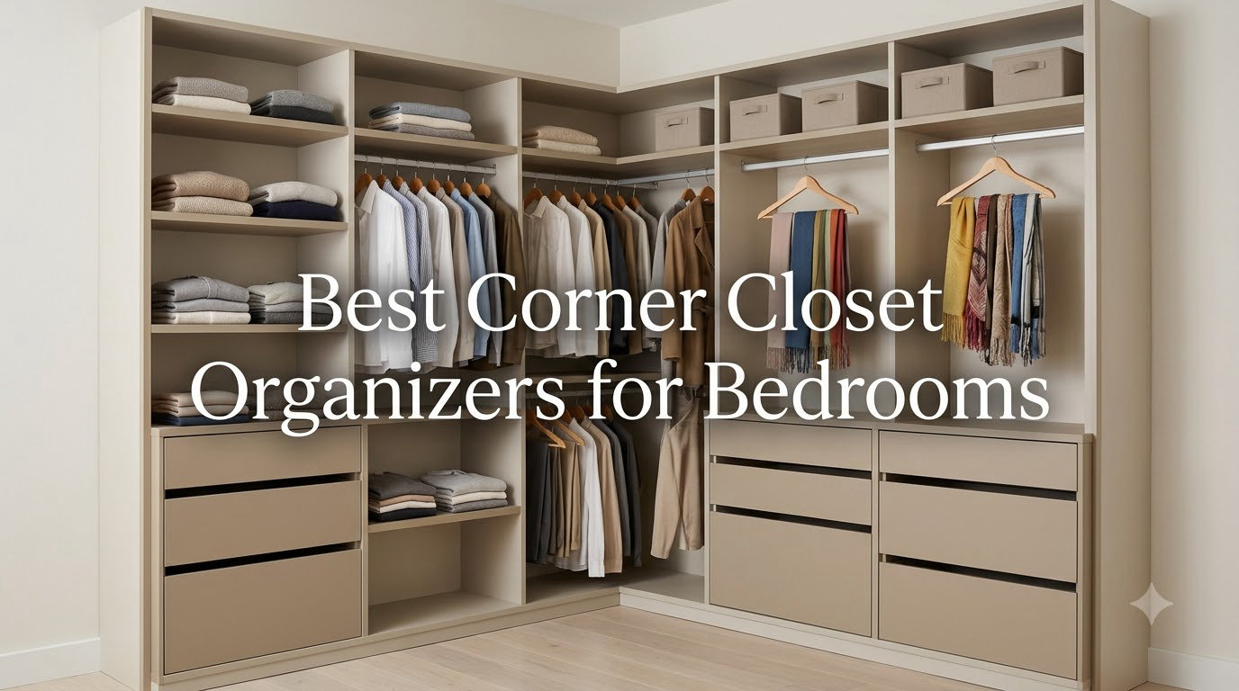 Best Corner Closet Organizers for Bedrooms