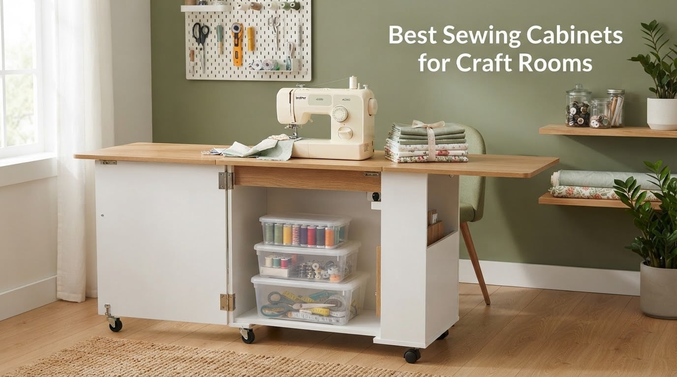 Best Sewing Cabinets for Craft Rooms