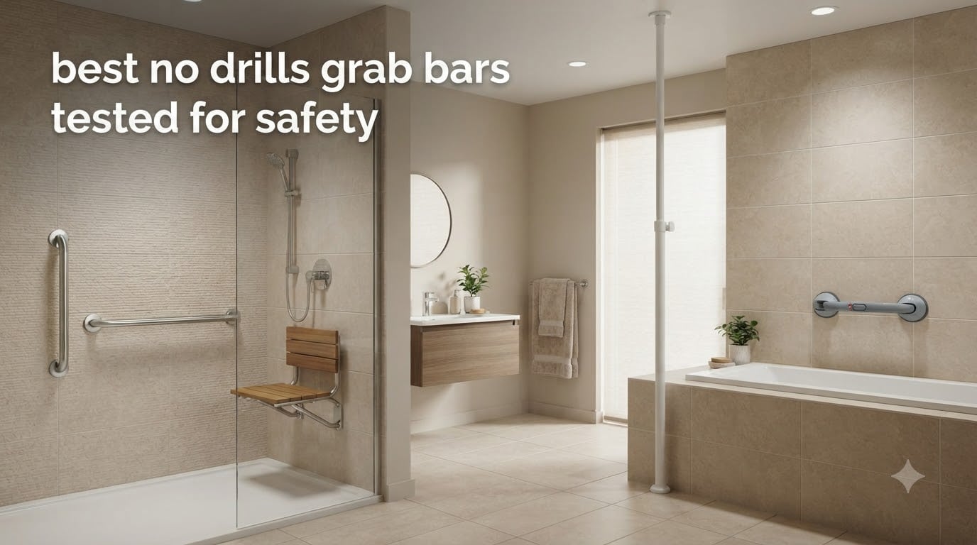 best no drills grab bars tested for safety