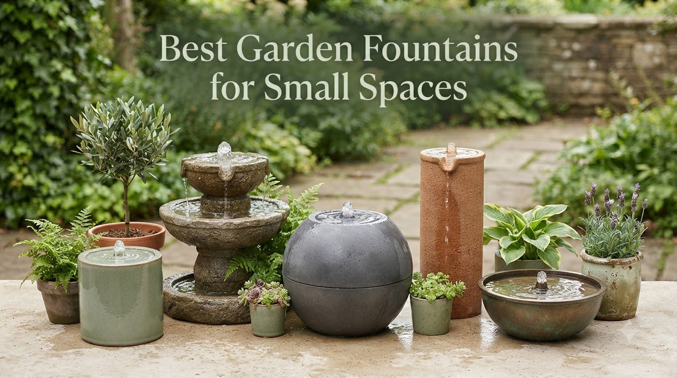 Best Garden Fountains for Small Spaces