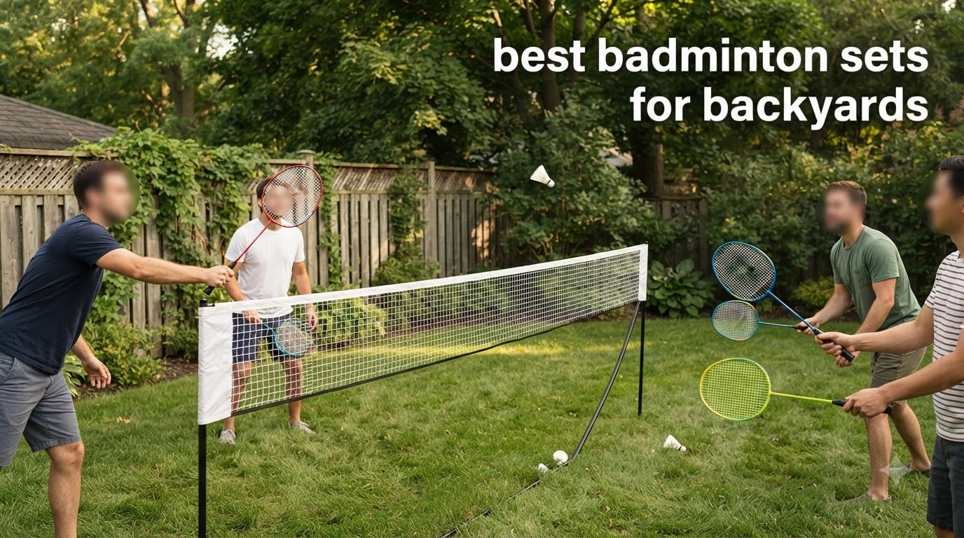 best badminton sets for backyards