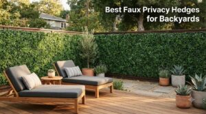 Best Faux Privacy Hedges for Backyards