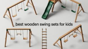 best wooden swing sets for kids