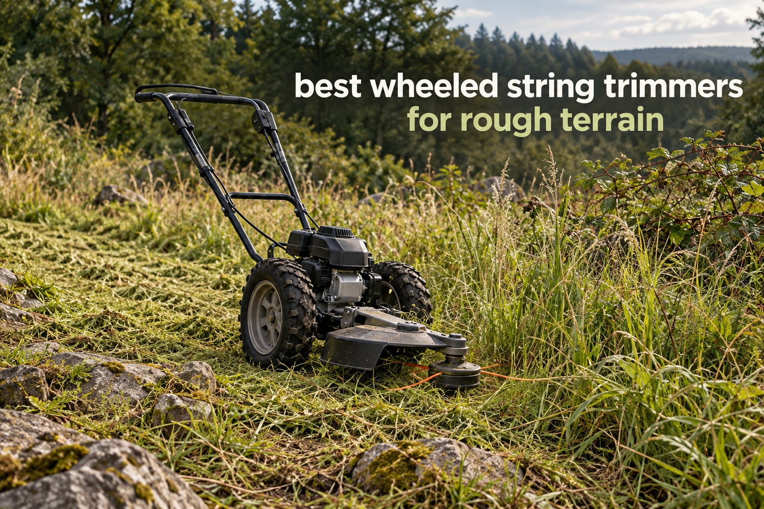 best wheeled string trimmers for rough terrain
