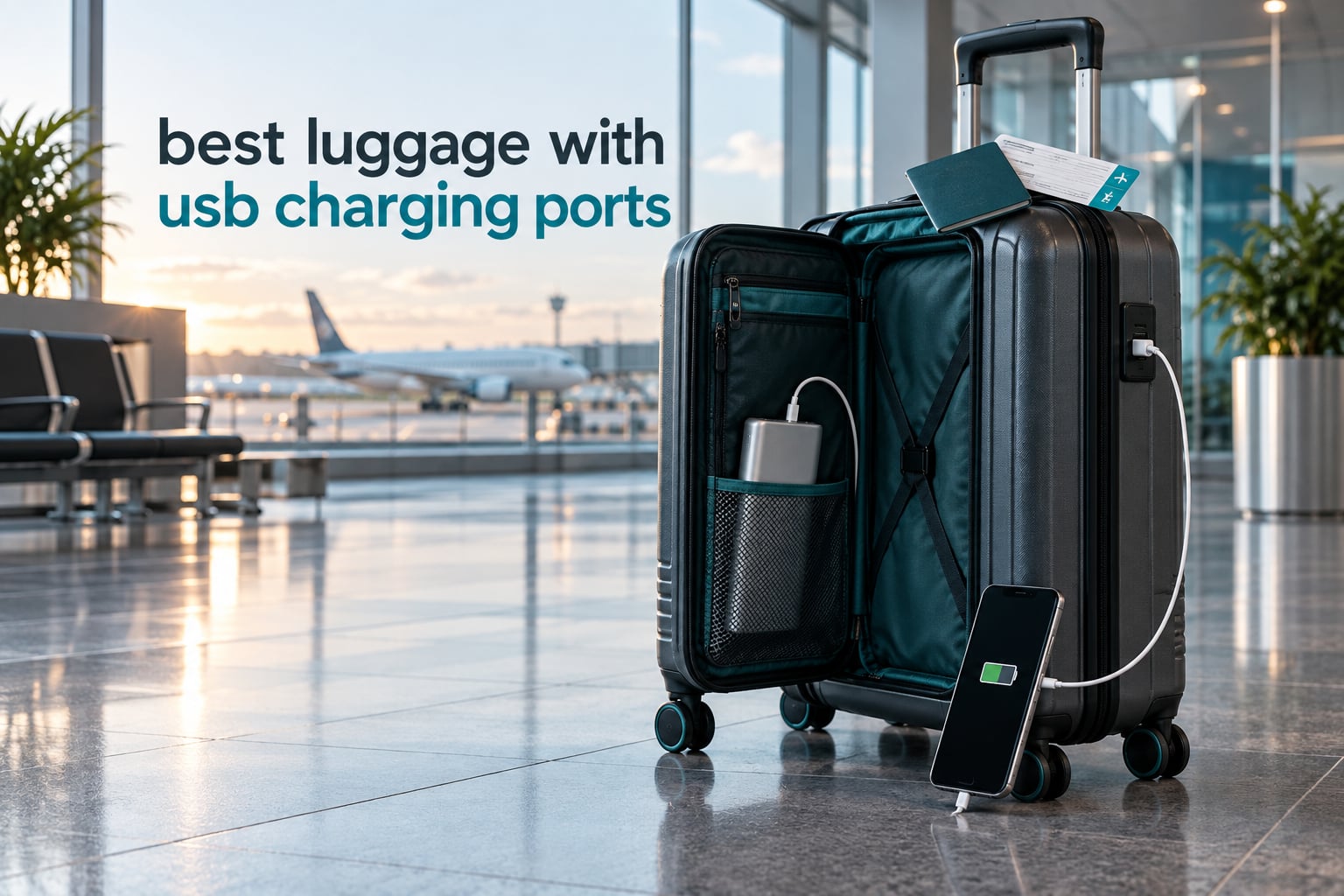 best luggage with usb charging ports