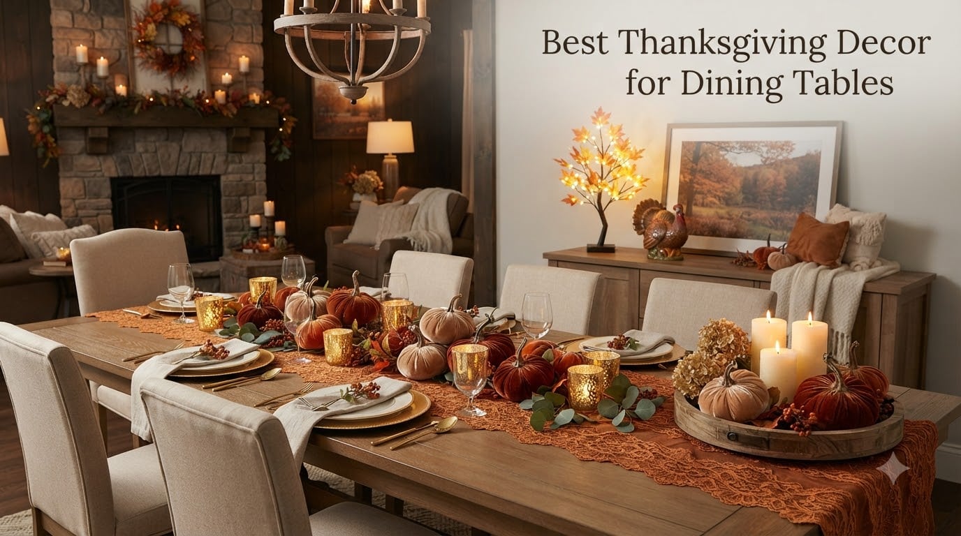 Best Thanksgiving Decor for Dining Tables