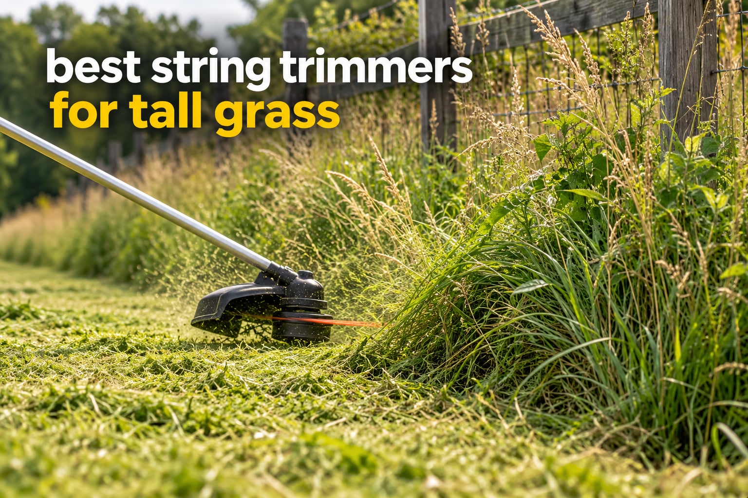 best string trimmers for tall grass