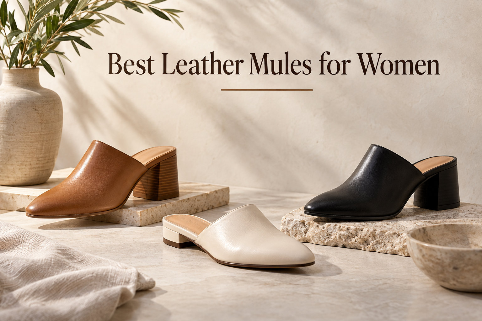 Best Leather Mules for Women