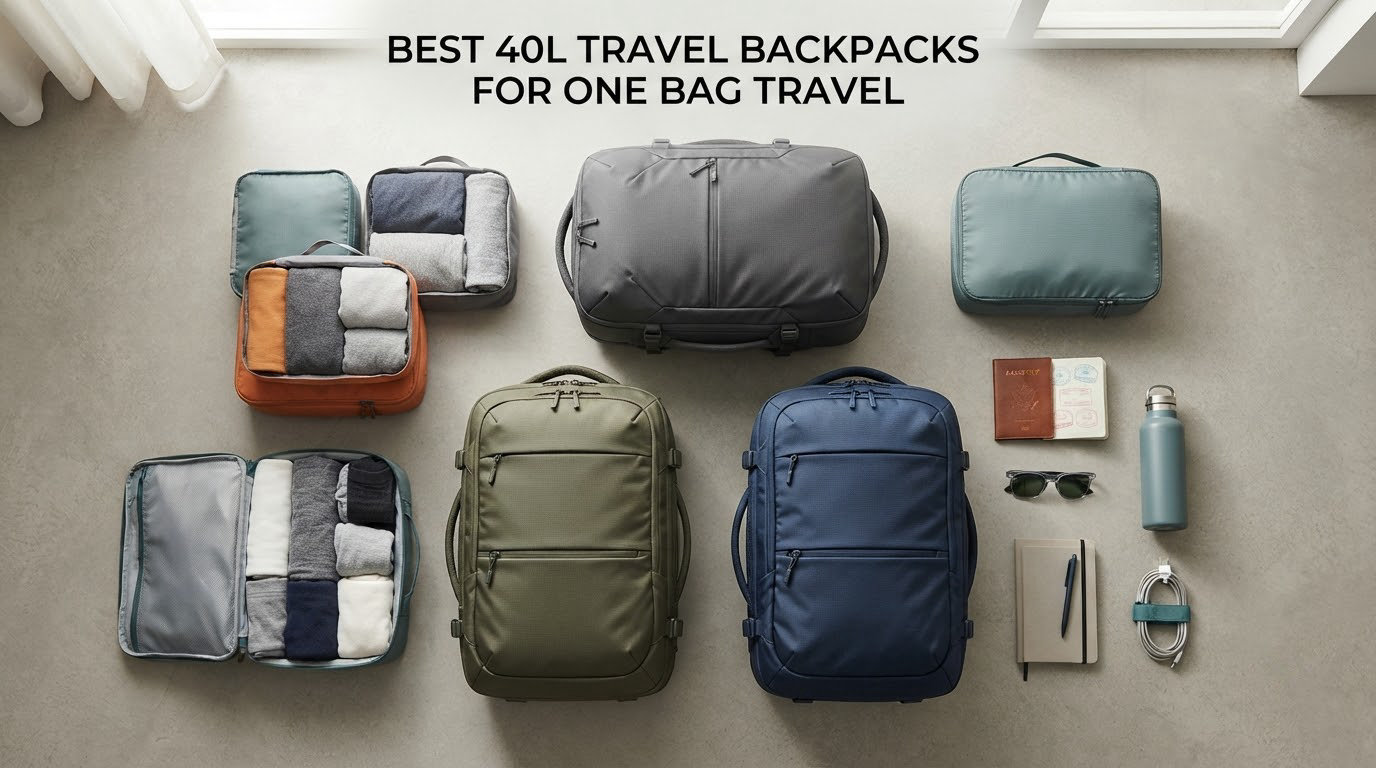 best 40l travel backpacks for one bag travel