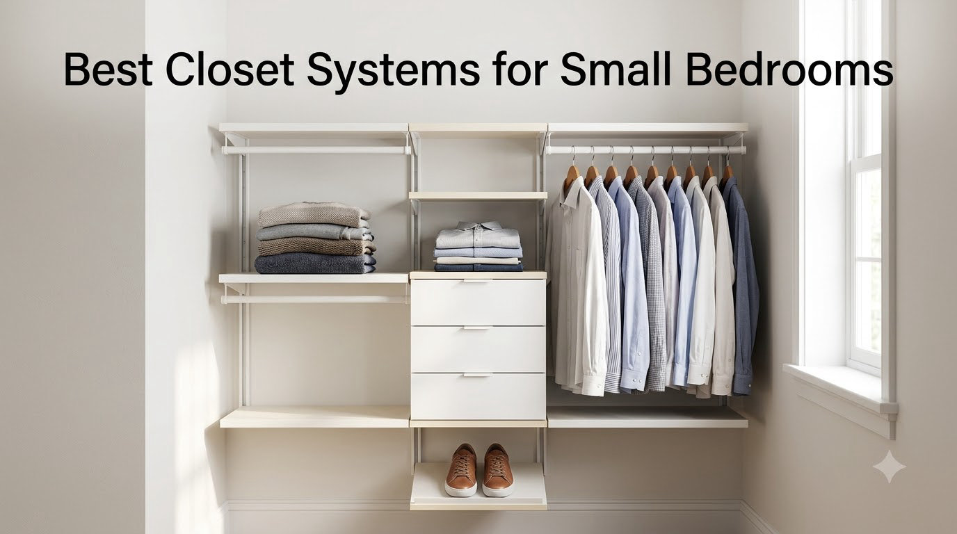 Best Closet Systems for Small Bedrooms