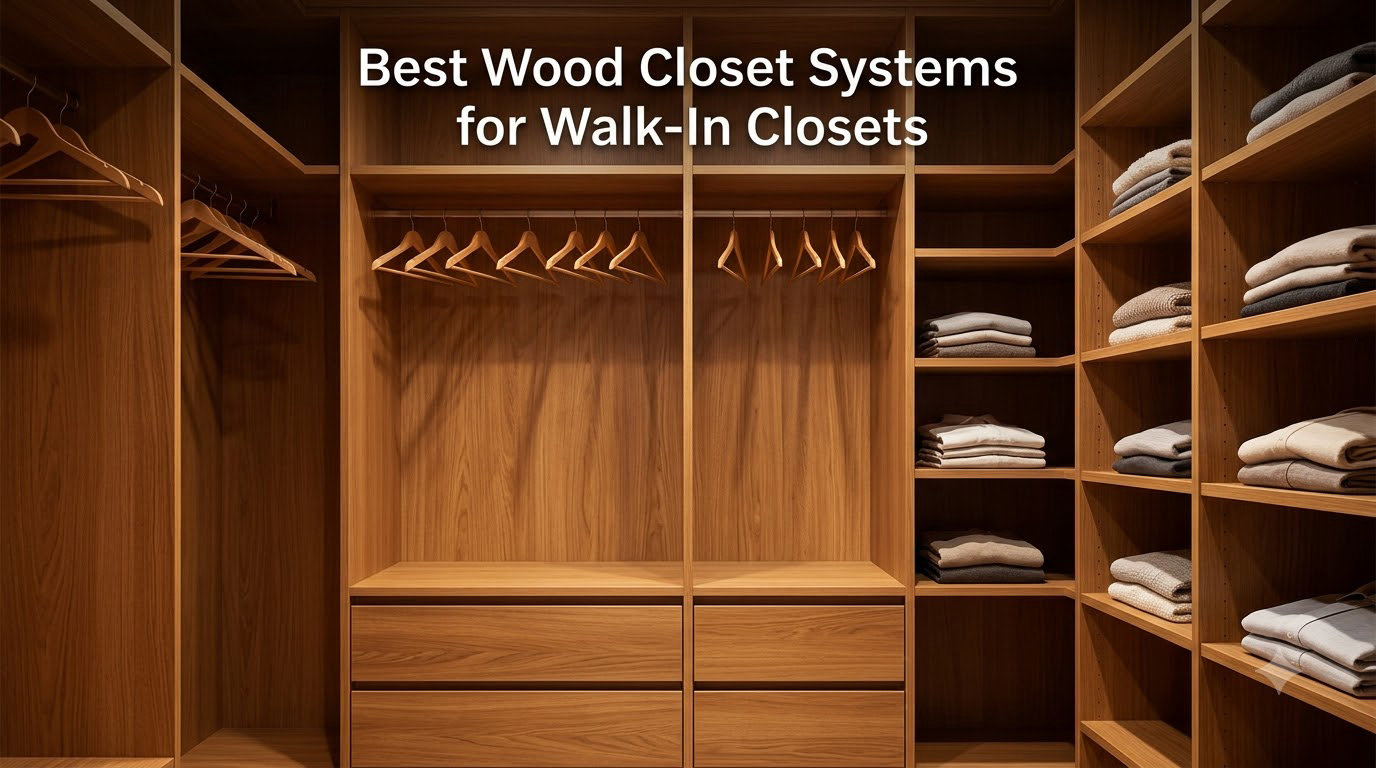 Best Wood Closet Systems for Walk-In Closets