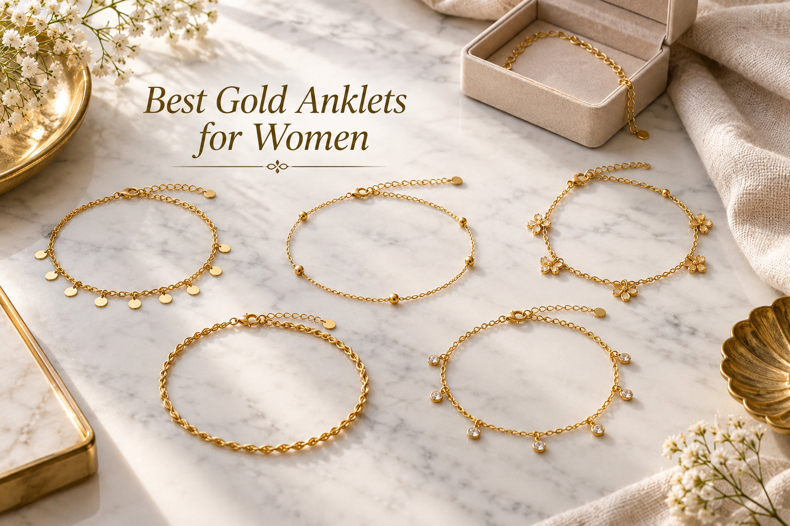 Best Gold Anklets for Women