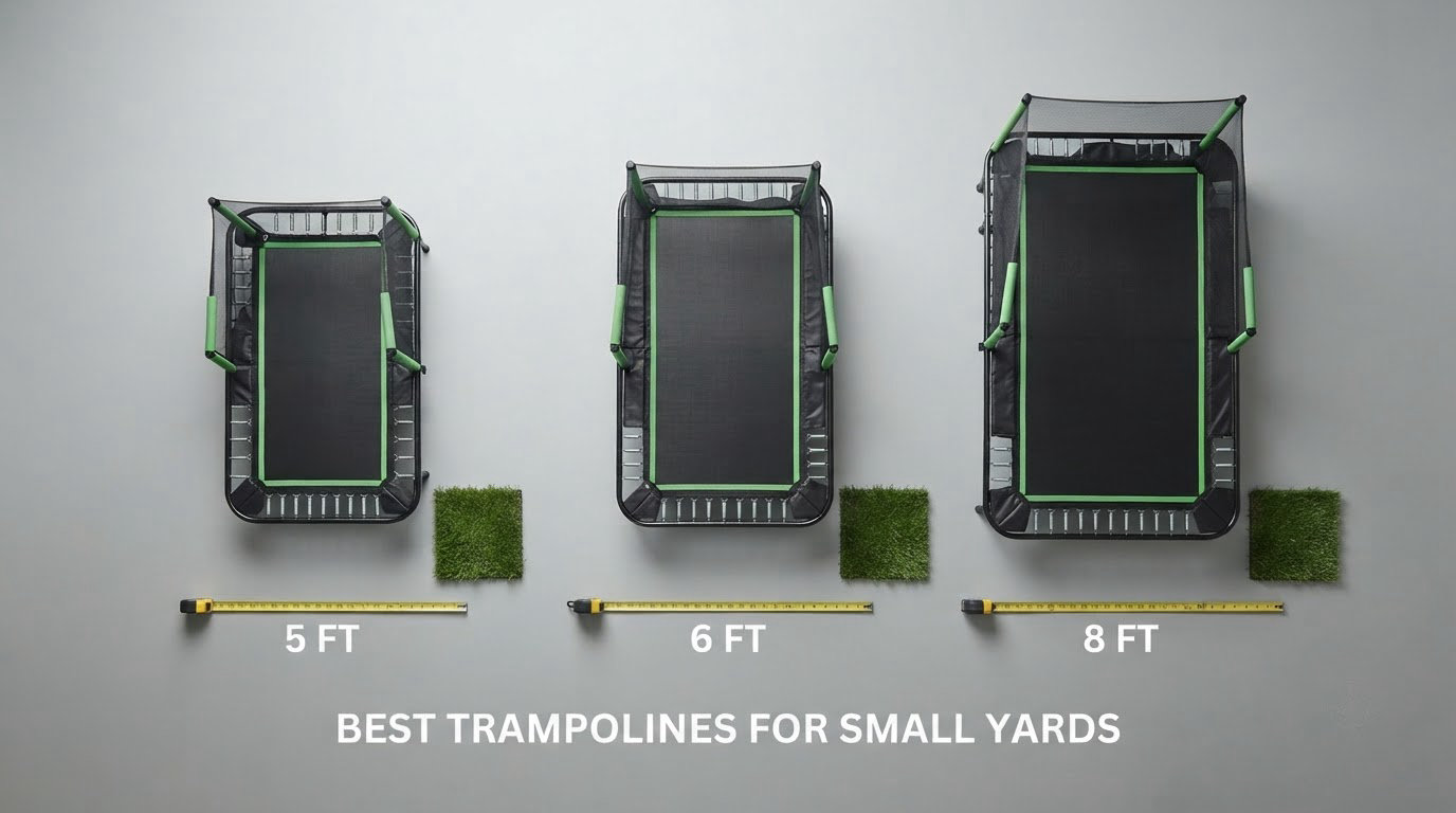 best trampolines for small yards