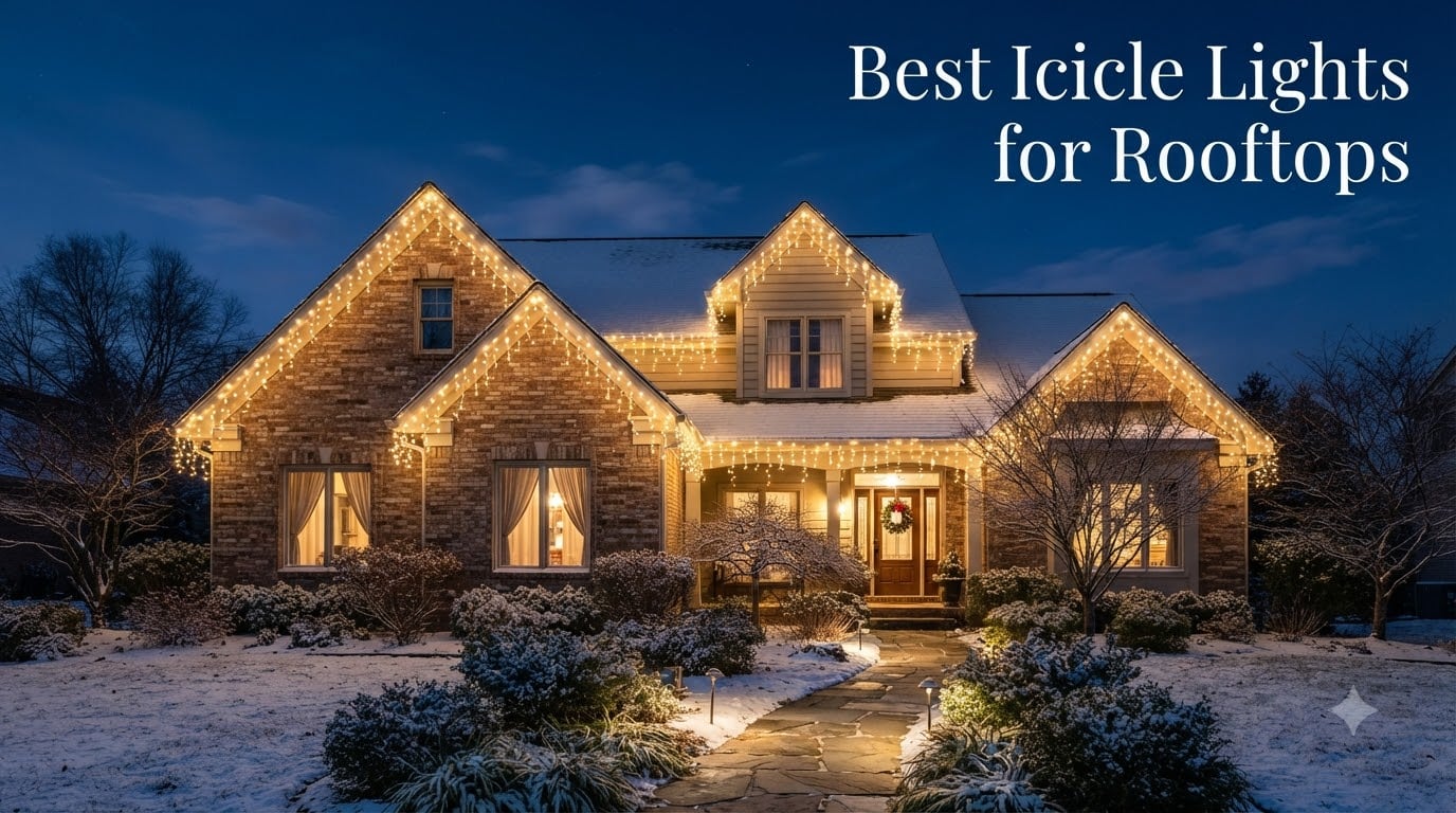 Best Icicle Lights for Rooftops