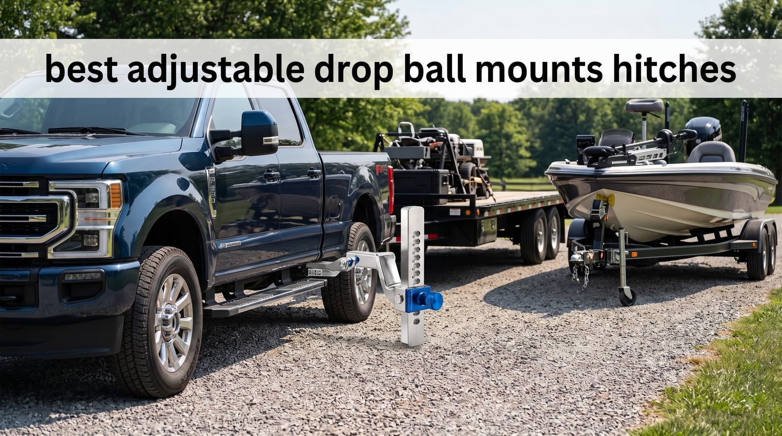 best adjustable drop ball mounts hitches