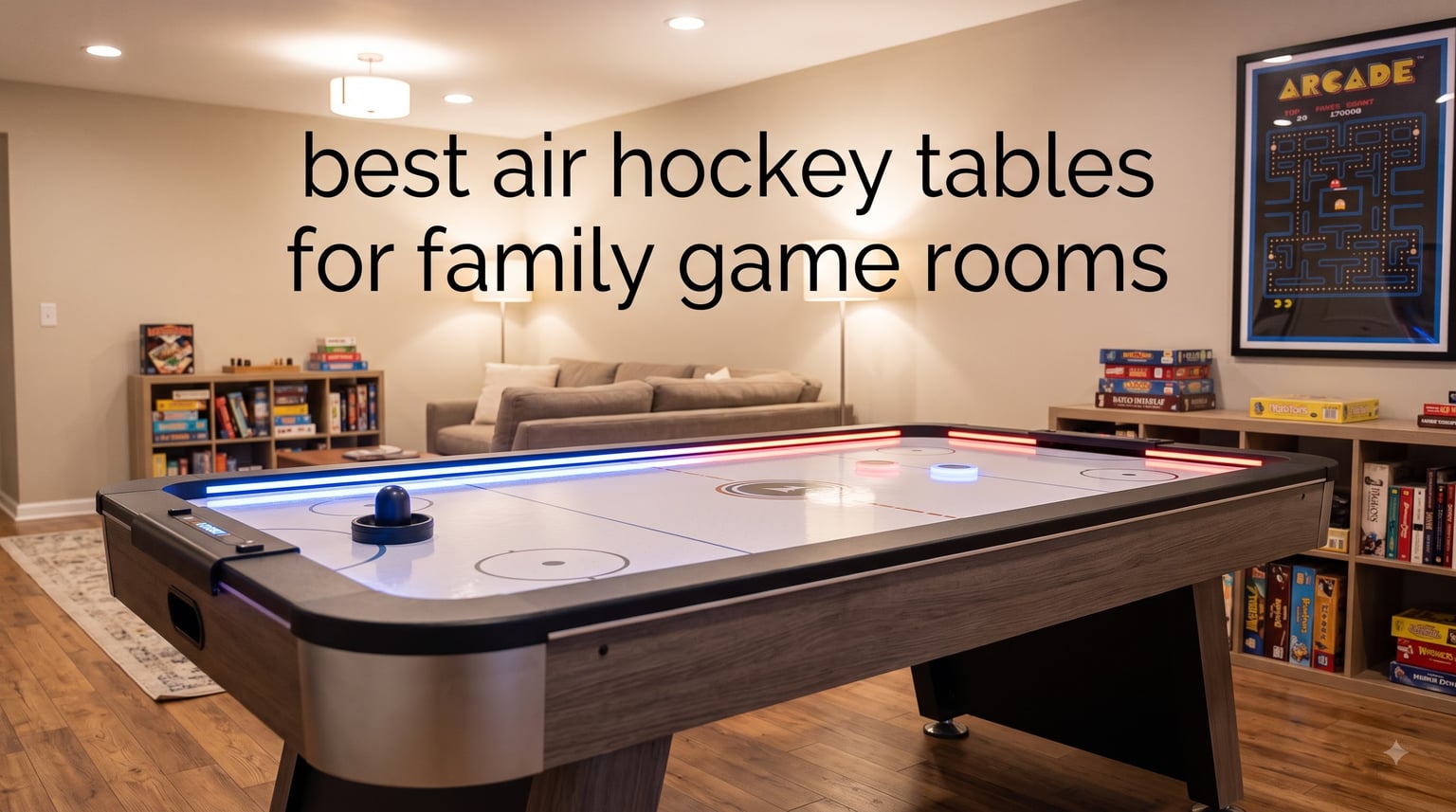 best air hockey tables for family game rooms