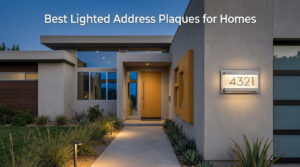 Best Lighted Address Plaques for Homes