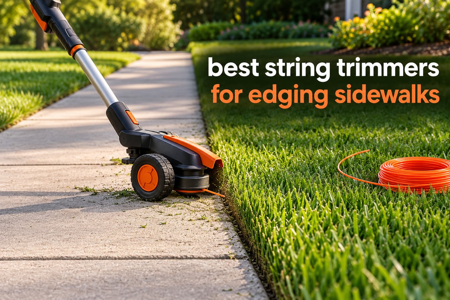 best string trimmers for edging sidewalks