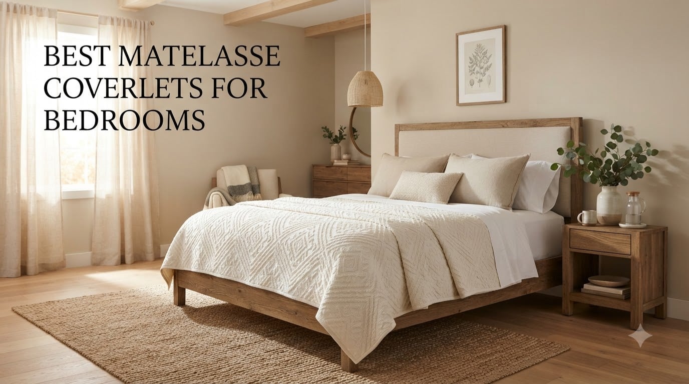 Best Matelasse Coverlets for Bedrooms