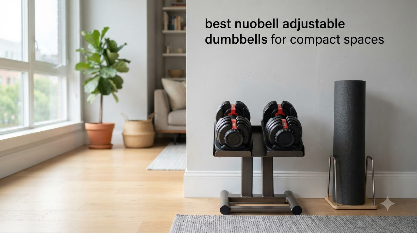 best nuobell adjustable dumbbells for compact spaces