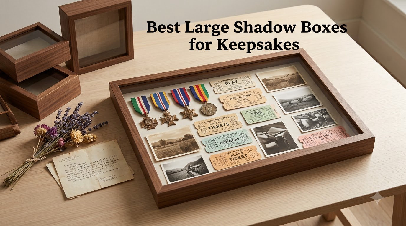 Best Large Shadow Boxes for Keepsakes