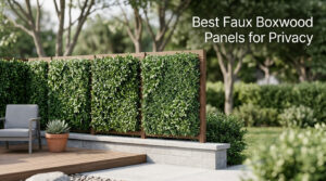 Best Faux Boxwood Panels for Privacy
