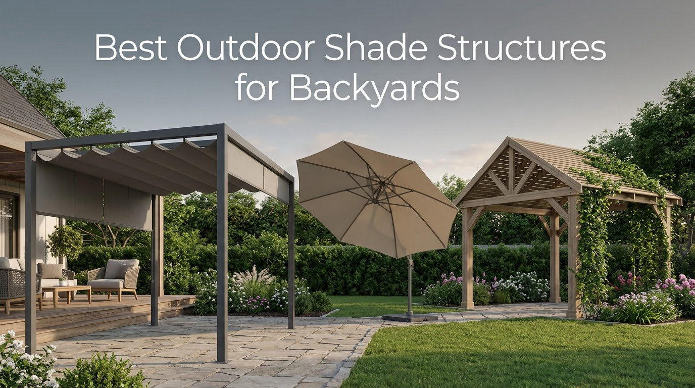 Best Outdoor Shade Structures for Backyards
