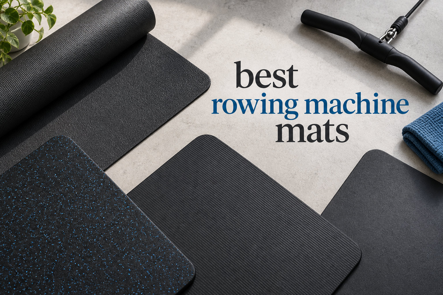 best rowing machine mats