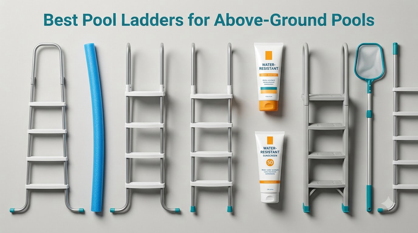 Best Pool Ladders for Above-Ground Pools