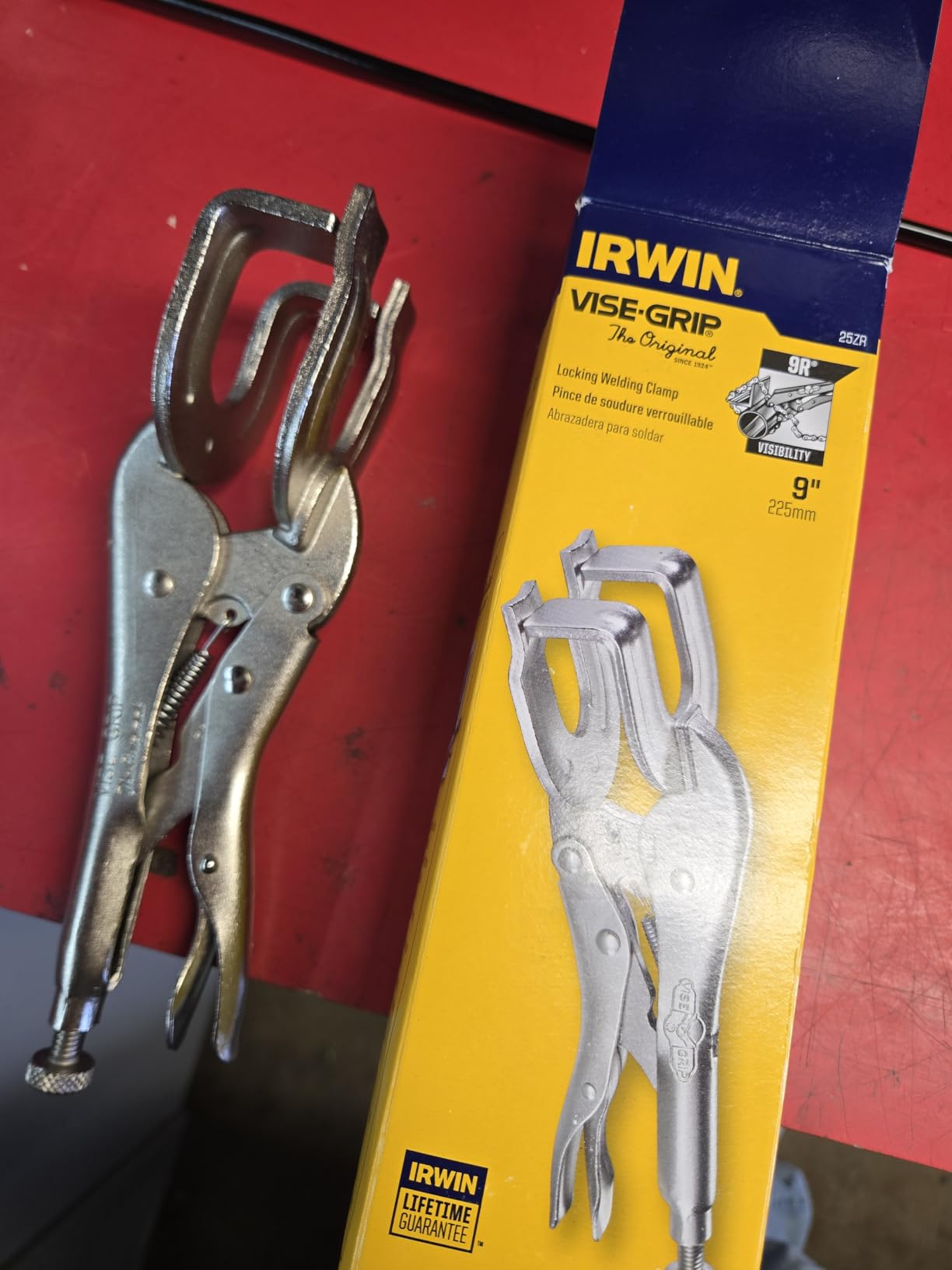 IRWIN VISE-GRIP Locking Pliers, Welding Clamp, 9-Inch (25ZR) customer photo 2