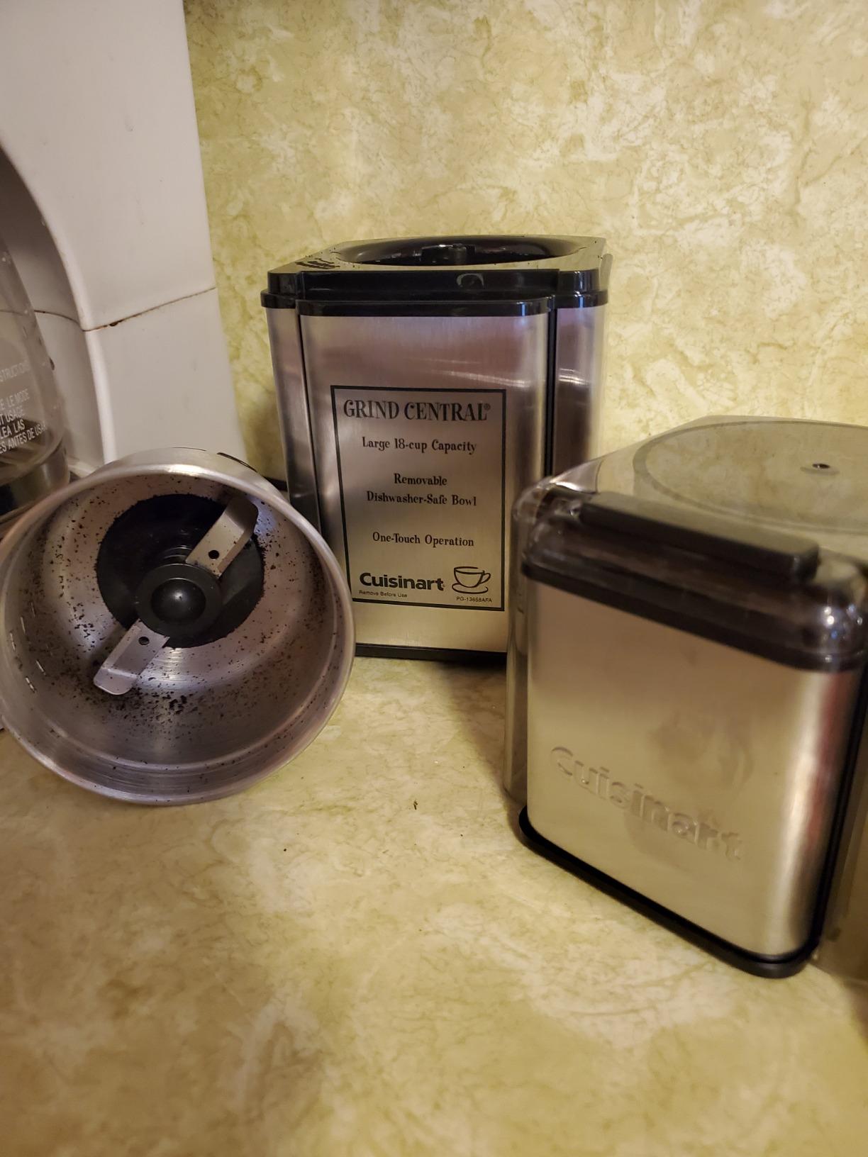 Cuisinart DCG-12BC Grind Central Coffee Grinder, Blade, Silver customer photo 2