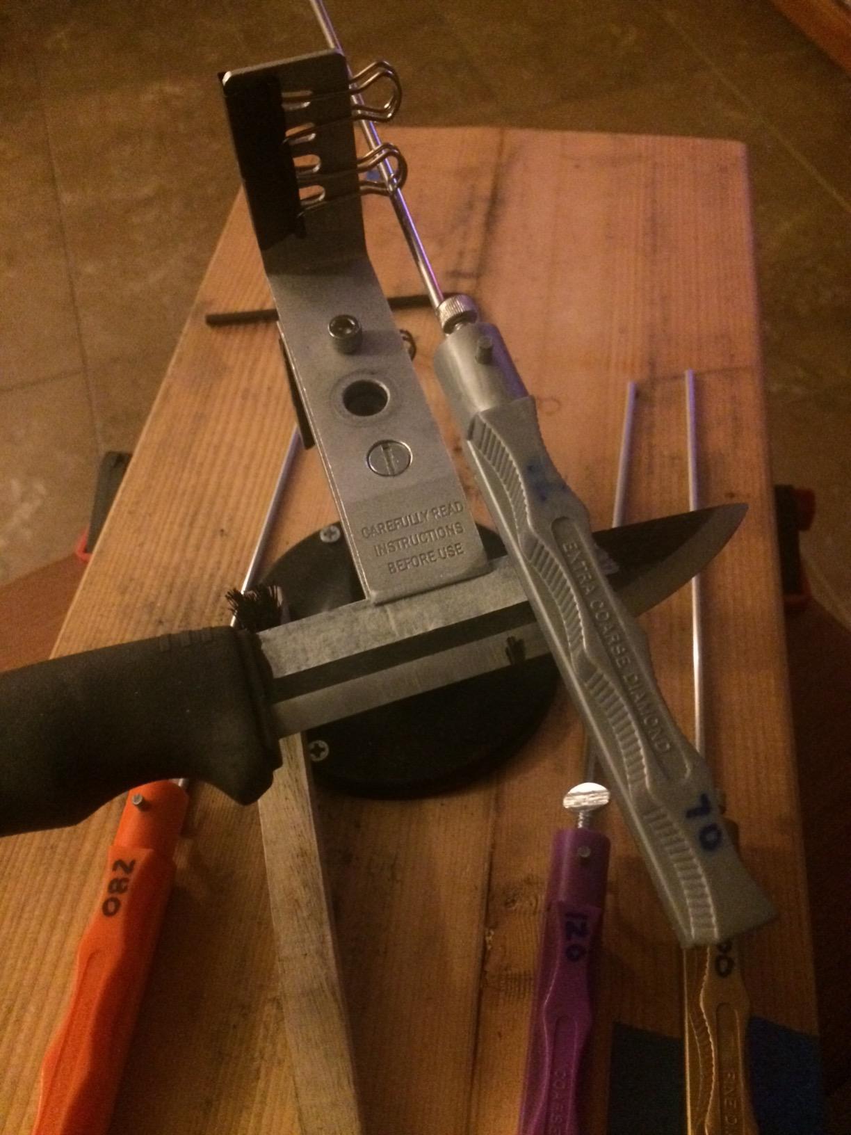 Lansky 4-Stone Deluxe Diamond System | Precision Knife Sharpening Kit customer photo 1