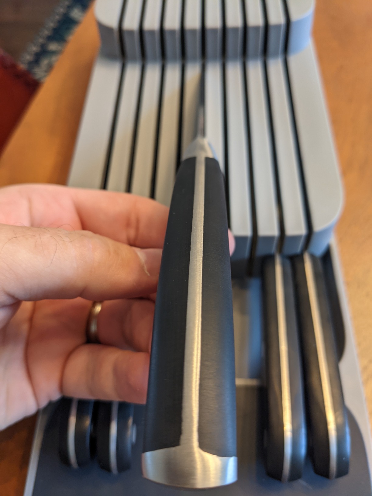 HENCKELS Forged Premio Razor-Sharp 8-Inch Chef Knife, Black, German Engineered Informed by 100+ Years of Mastery customer photo 1