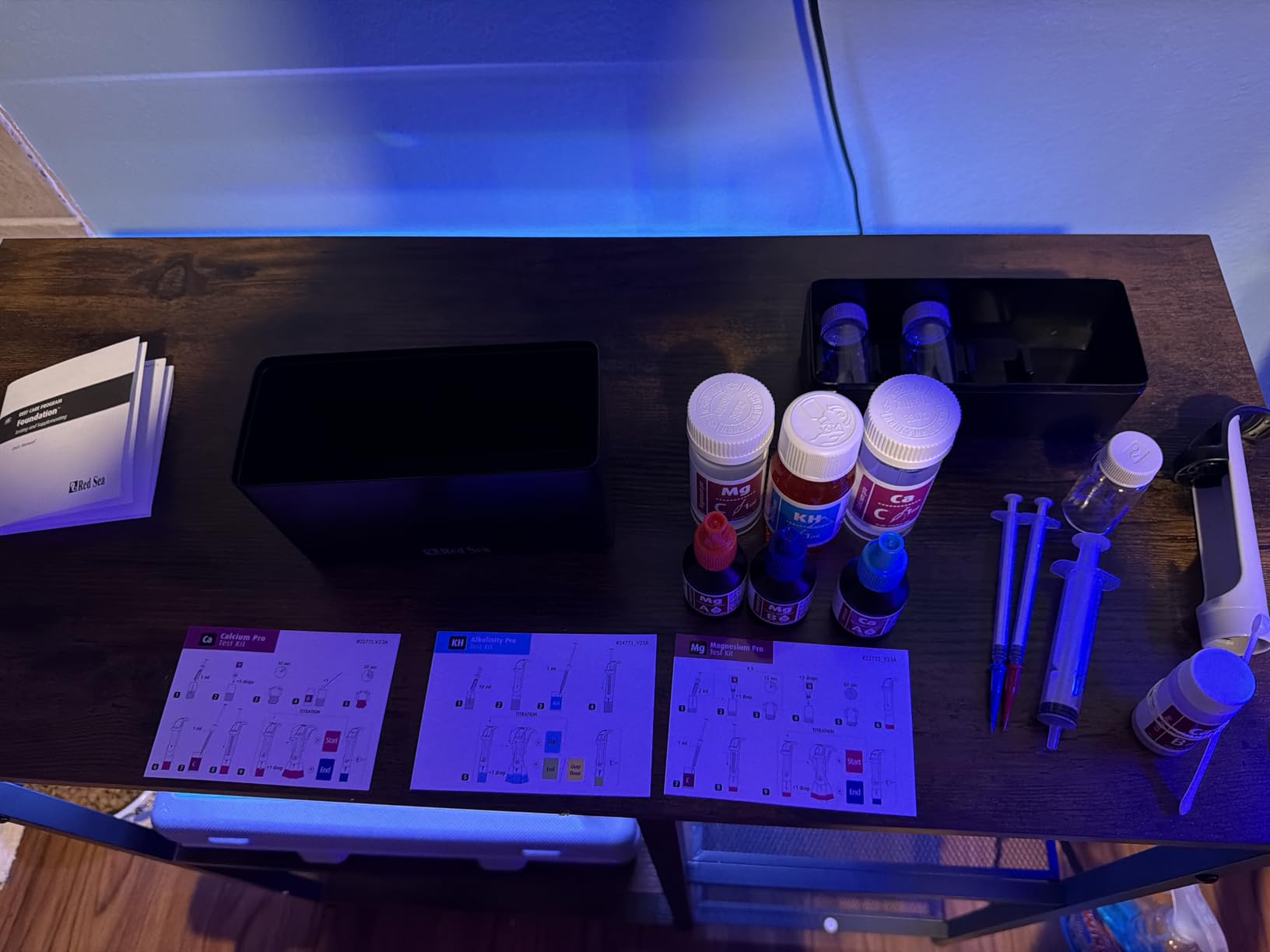 Red Sea Reef Foundation Pro Test Kit - Accurate Calcium, Alkalinity & Magnesium Testing for Saltwater Aquariums - 75 Tests, Easy-to-Use customer photo 2