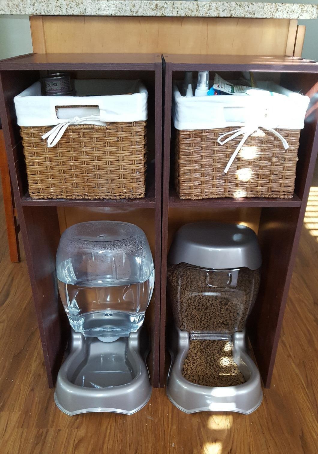 Petmate Pet Cafe Feeder for Dogs and Cats, Pearlescent customer photo 2