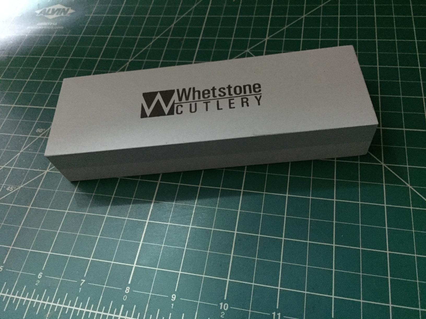 Whetstone Cutlery Sided, Gray Knife Stone-Dual 400/1000 Grit Wet Block-Sharpens and Polishes Sharp Tools and Kitchen, Hunting, and Pocket Knives by Whetstone, 1-Pack, Limestone customer photo 2