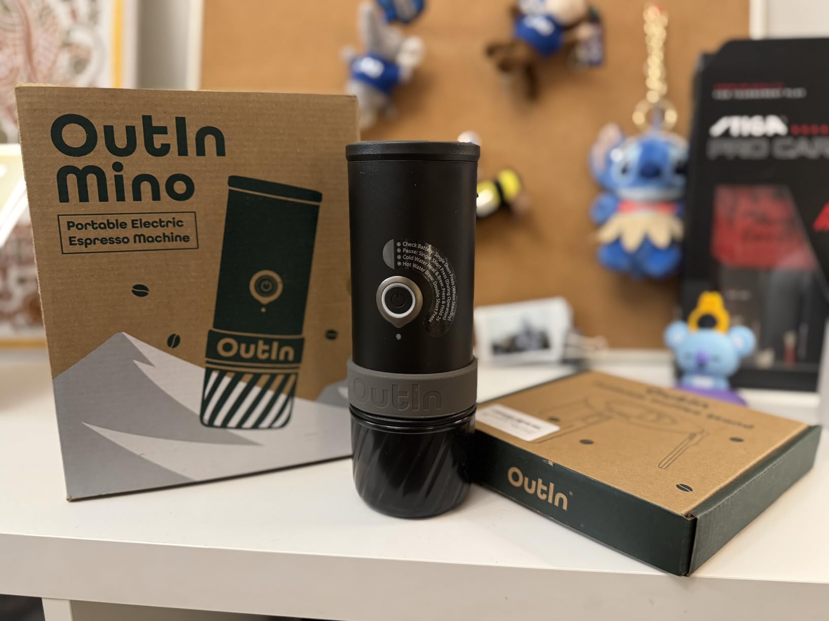OutIn Mino Portable Electric Espresso Machine for Travel with Self-Heating customer photo 1