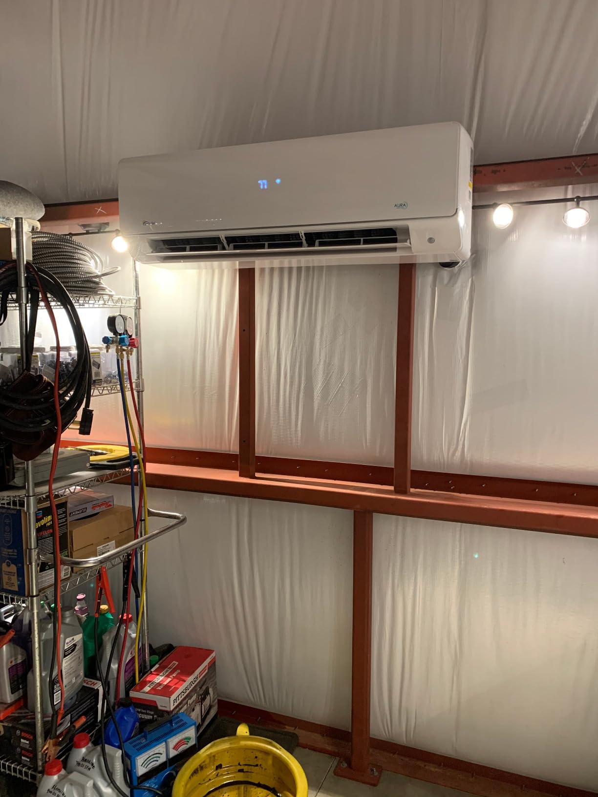 Senville AURA Mini Split Air Conditioner, Heat Pump, White, 24000 BTU customer photo 1