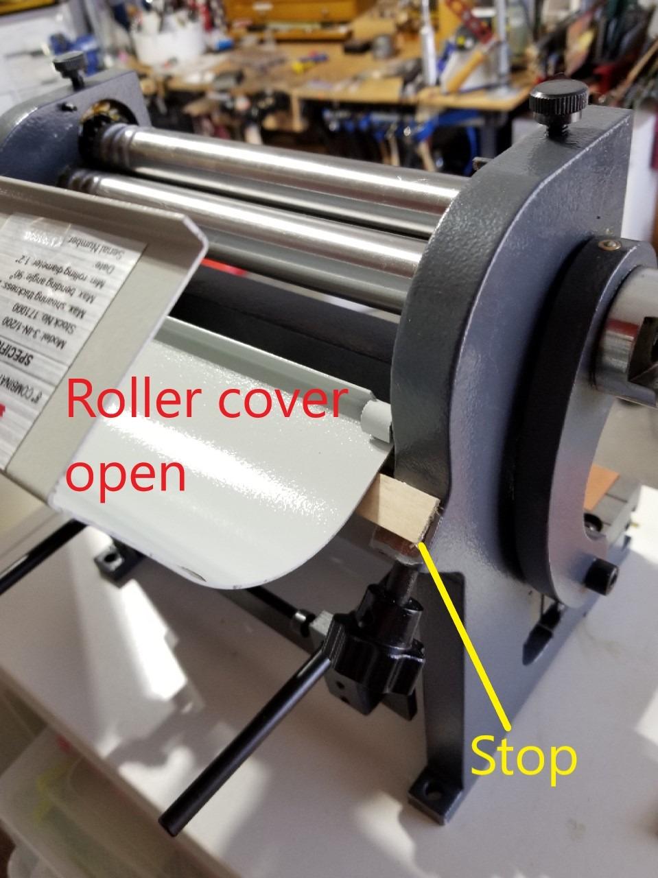 KAKA INDUSTRIAL Metal Brake,8-inch, 3-In-1 Combination Shear Brake Roll Machine,20-Gauge Shear, 90° |Slip Roll Machine for Bending Rolling 3-IN-1/8 customer photo 1