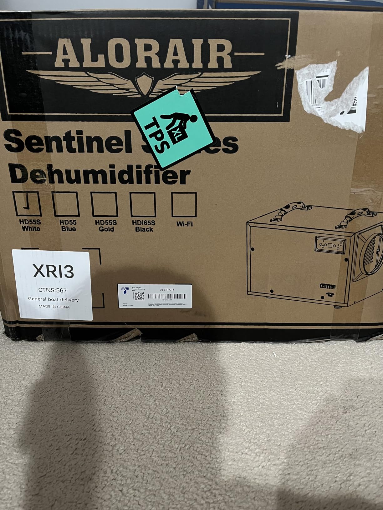 ALORAIR 120 Pints Energy Star Crawlspace Dehumidifier, Sentinel HD55S customer photo 2