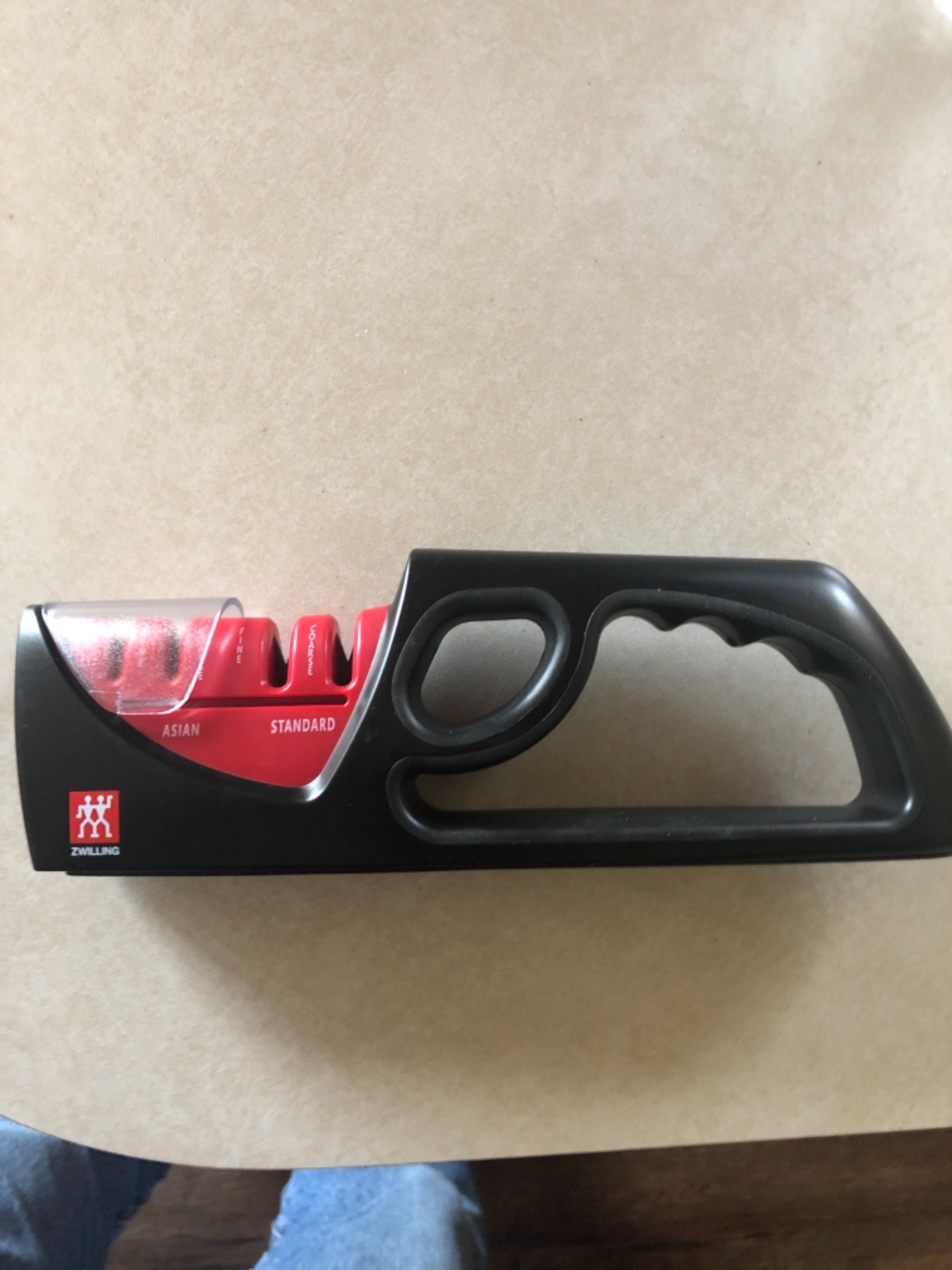 Zwilling 4-Stage Ultra-Sharp Knife Sharpener, Easy to Use Safe No Slip Base customer photo 2