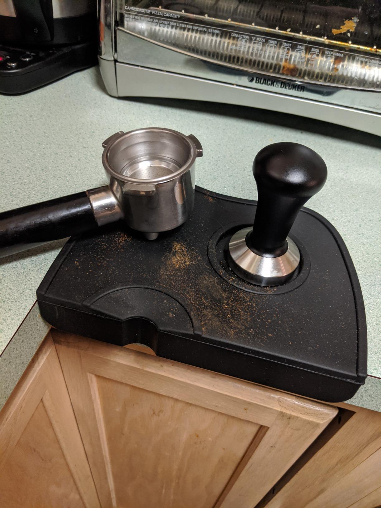 LuxHaus 58mm Espresso Tamper - LuxHaus Premium Barista Coffee Tamper - 100% Flat Stainless Steel Base customer photo 2