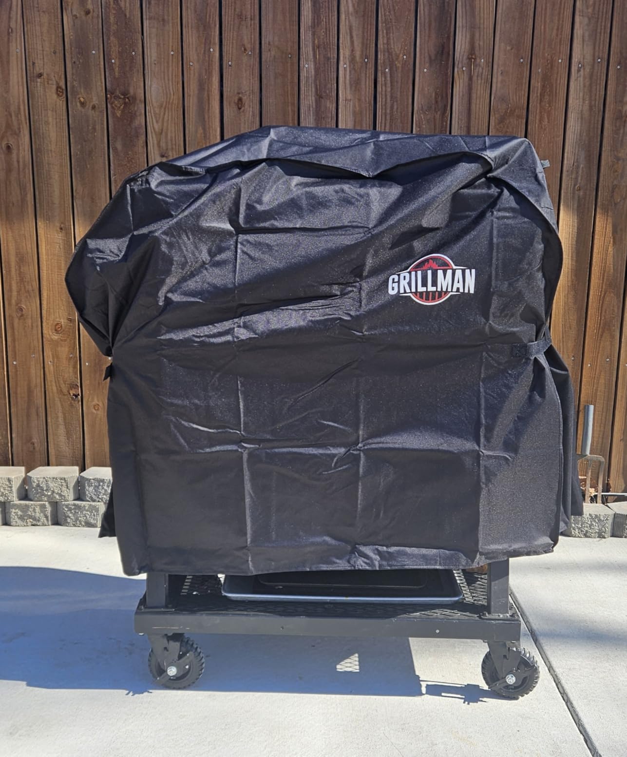 Grillman Waterproof BBQ Grill Cover for Outdoor Grills, 58 Inch, Black customer photo 1