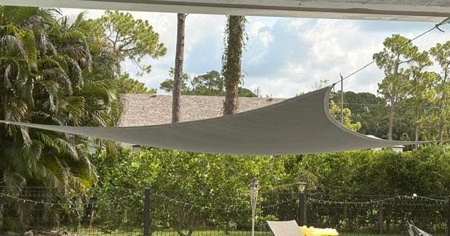 Shade&Beyond 12'X16' Sun Shade Sail Sand Rectangle customer photo 1
