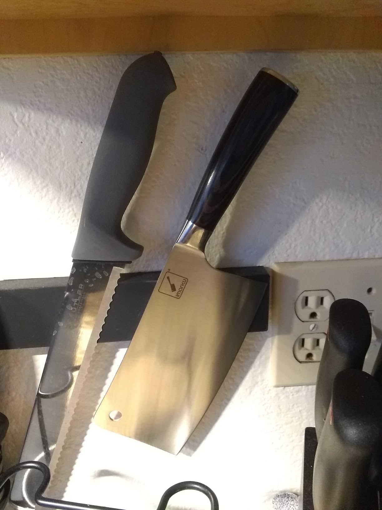 imarku Cleaver Knife 7 Inch, Japanese High Carbon Stainless Steel Chopper customer photo 2