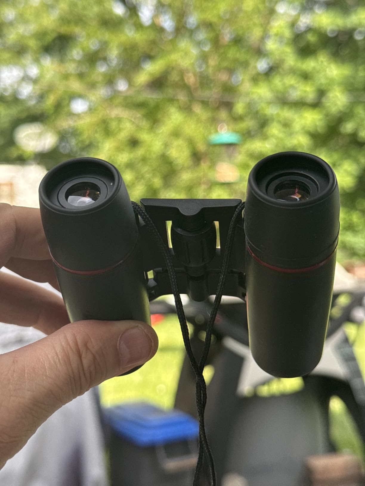 POLDR 12X25 Small Pocket Binoculars Compact for Adults customer photo 1