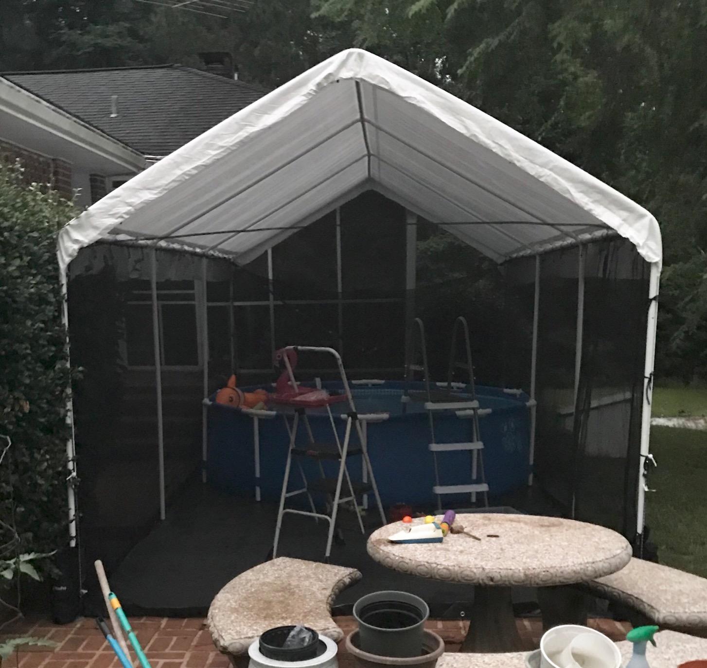 INTEX Metal Frame 10ft x 30in Round Above Ground Swimming Pool customer photo 1